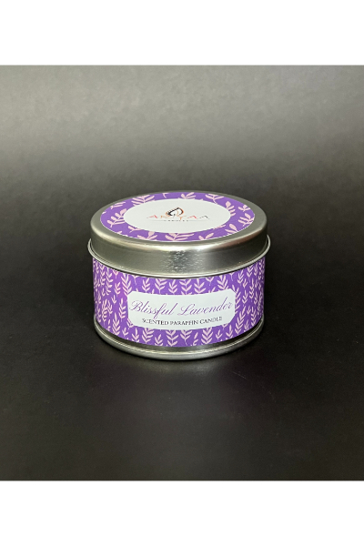 Parafin Tin Candle - Blissful Lavender 